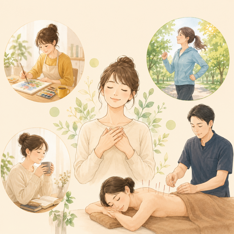 自律神経失調症のストレス撃退！趣味と運動、鍼灸整体で効果的な対処方法を徹底解説