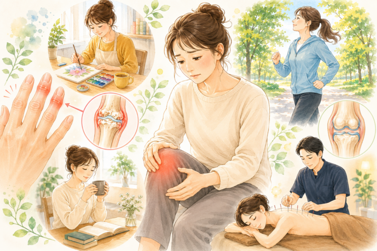 膝と指の痛みを改善　東大阪の鍼灸整体で変形を最小限に抑える施術法